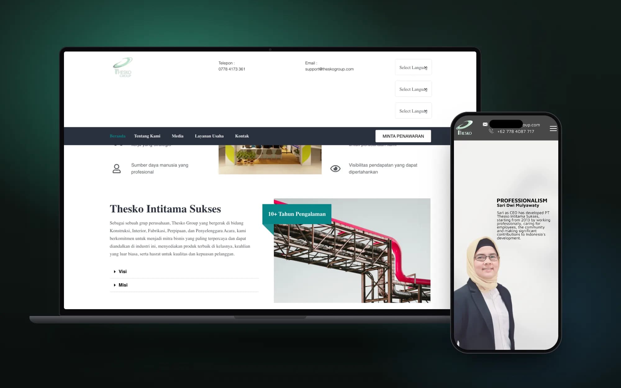 Thesko Group, project cover photo